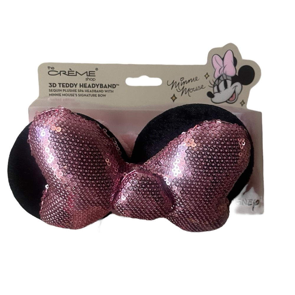 The Crème Shop Minnie Mouse Teddy Spa Headband